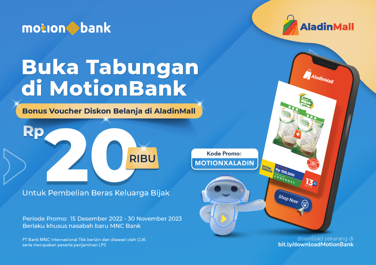 Voucher Potongan Harga Beras Bkb Motionbank 0448