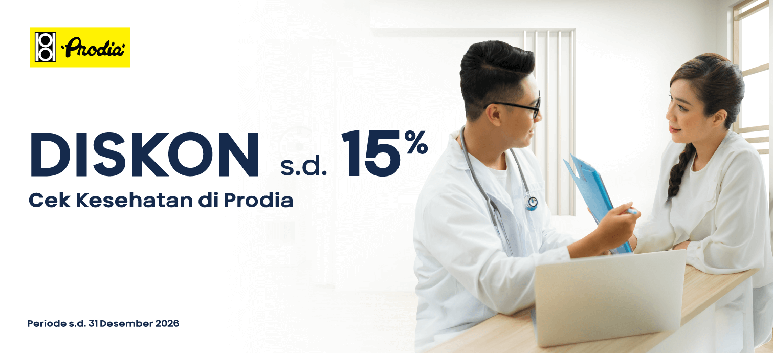 Prodia Diskon s.d. 15%