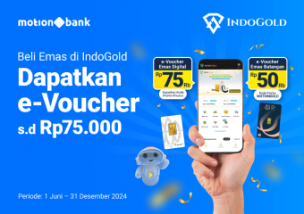 e-Voucher IndoGold s.d Rp75.000