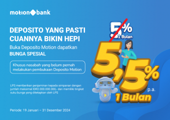 DAPATKAN BUNGA SPESIAL DEPOSITO MOTION!