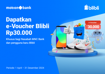 Dapatkan e-Voucher Blibli Rp30.000