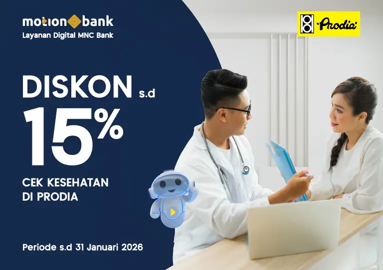 Diskon s.d 15% Pakai QRIS di Prodia