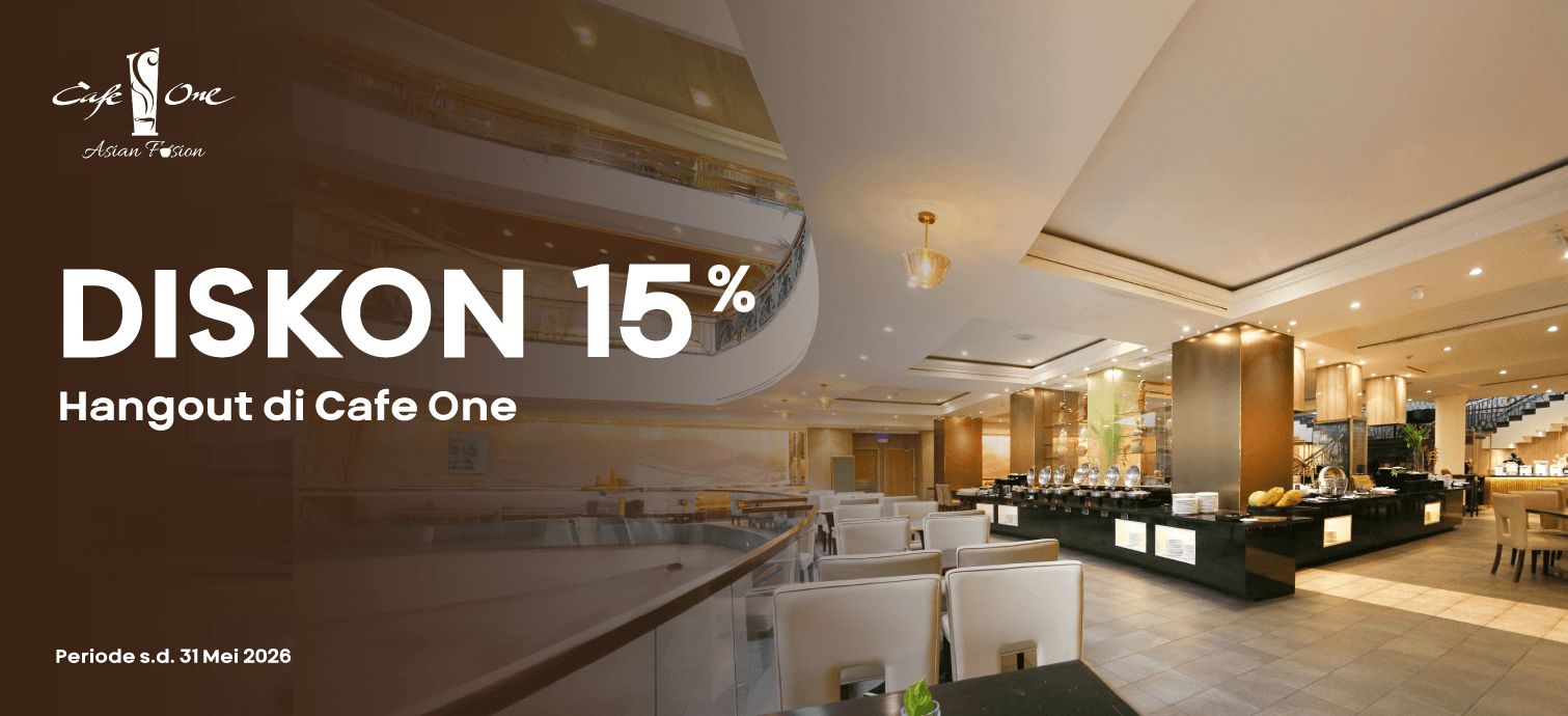 Diskon 15% Café One Jakarta