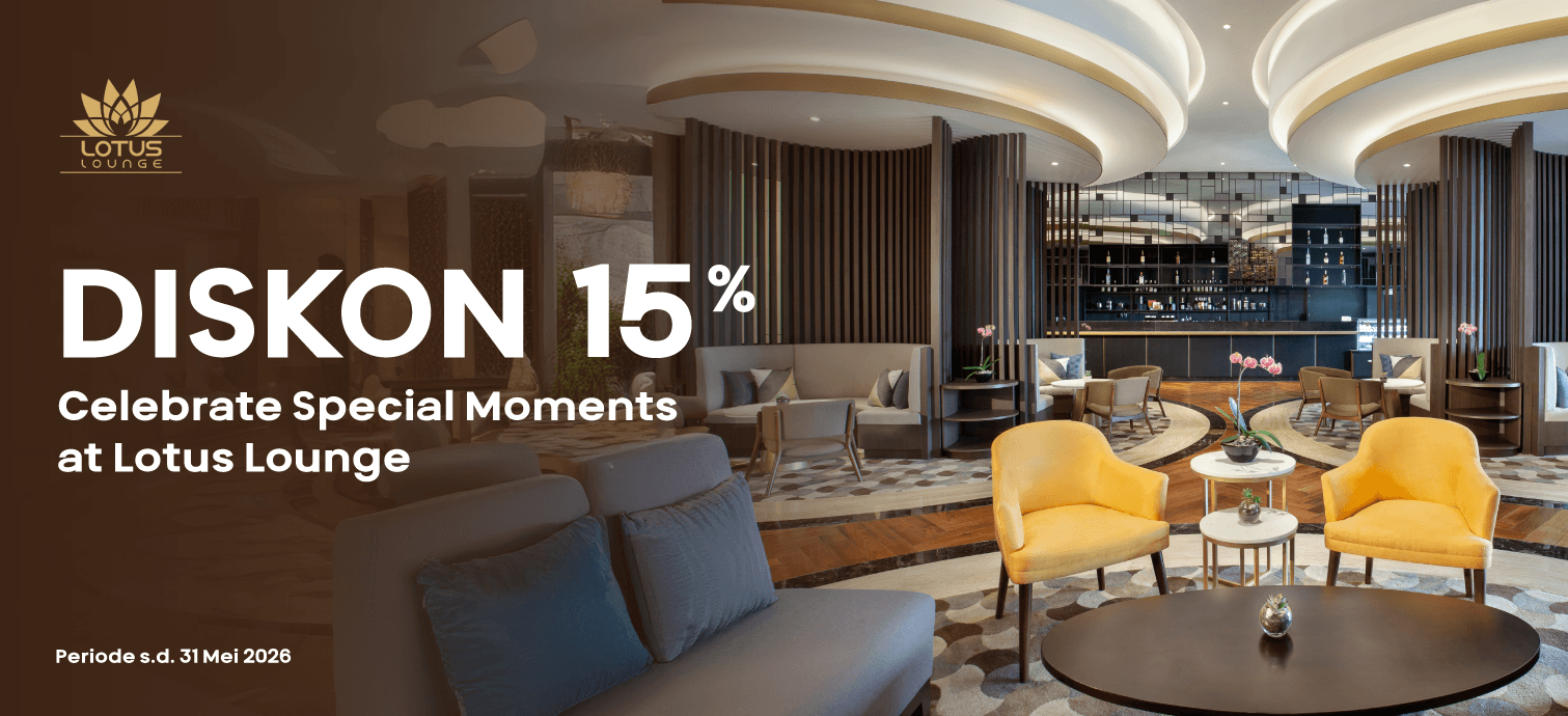 Diskon 15% di Lotus Lounge