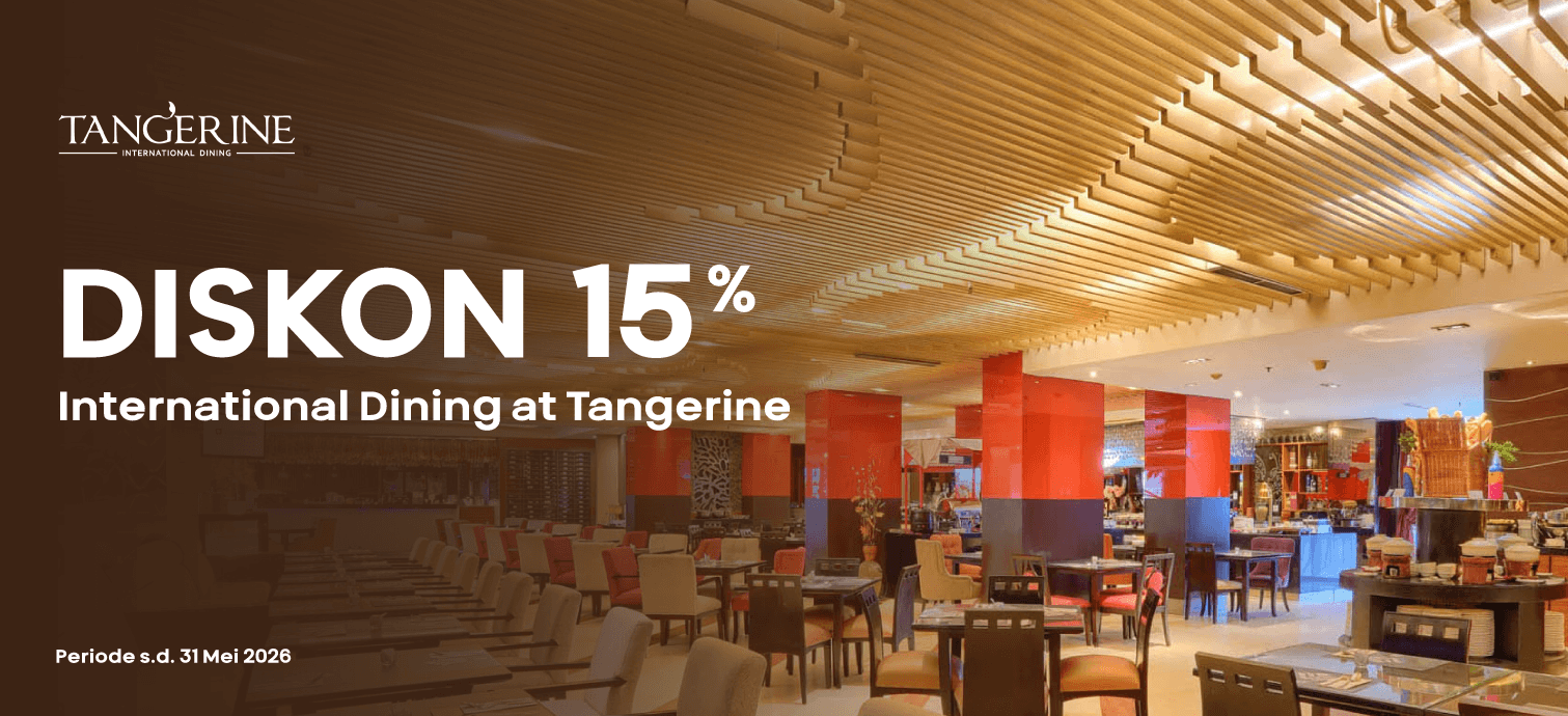 Diskon 15% di Tangerine International Dining