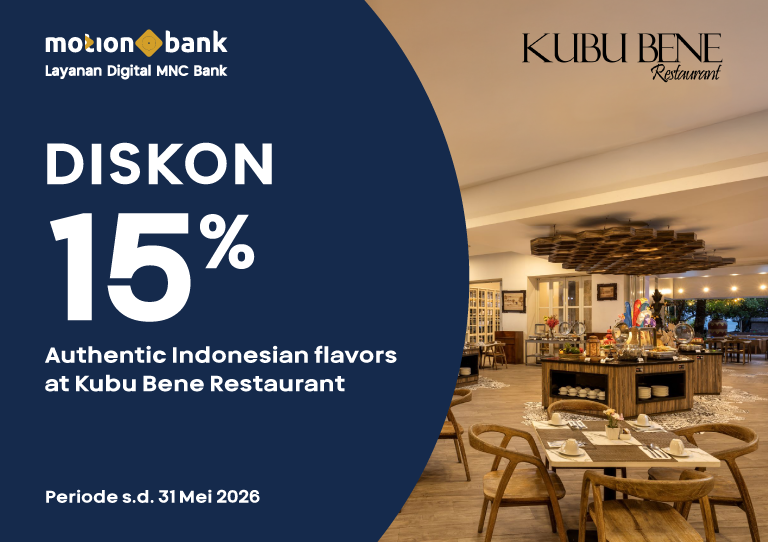 Diskon 15% di Kubu Bene Restaurant