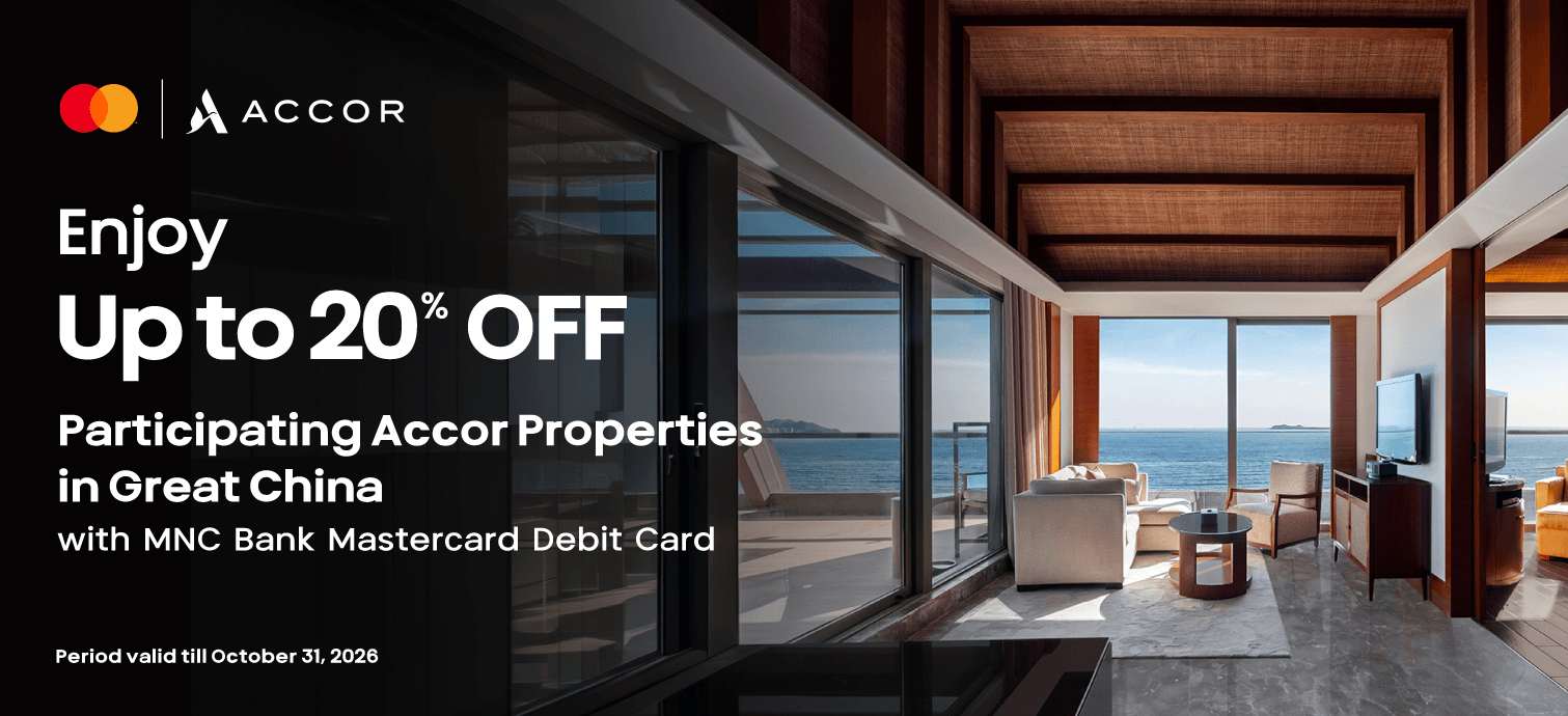 Diskon s.d. 20% di Accor dengan Debit Mastercard