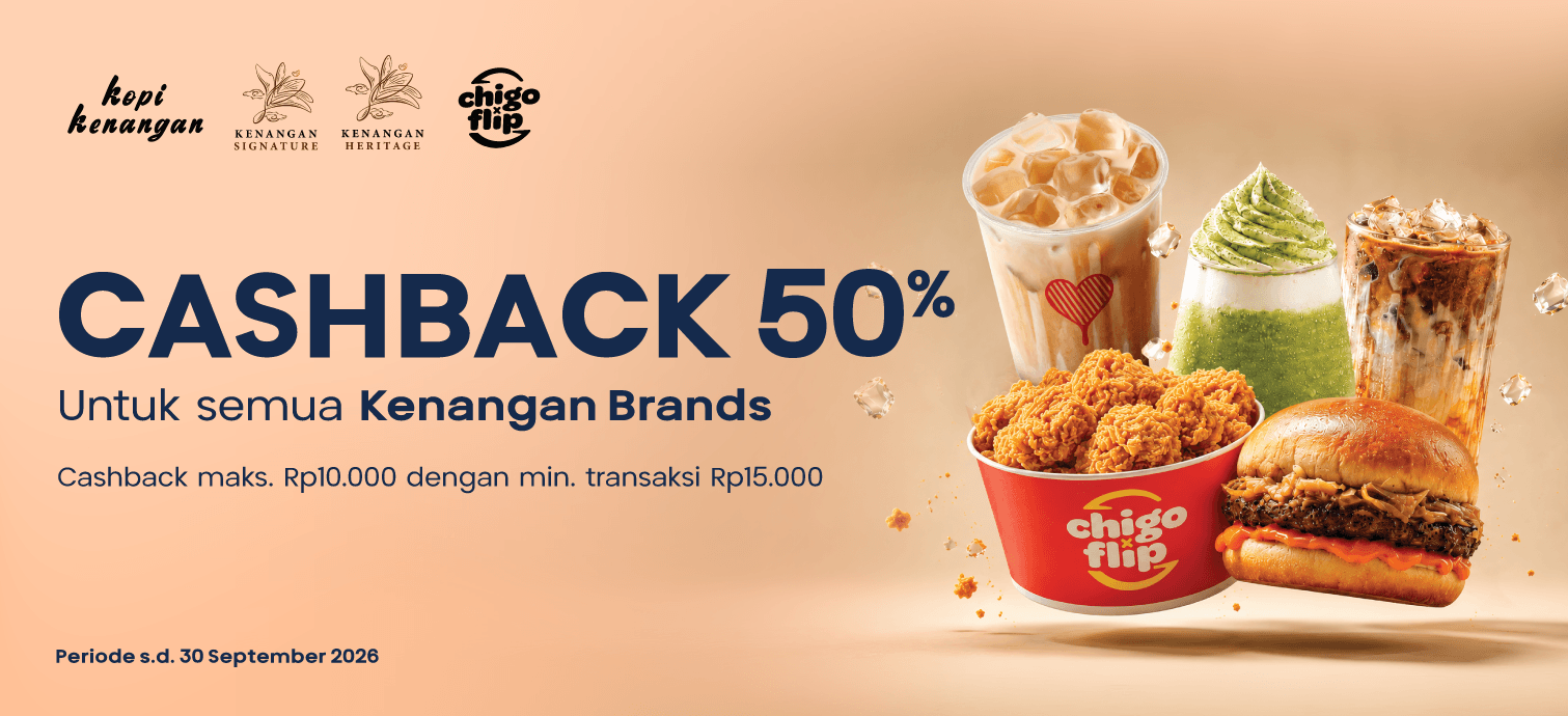 Kenangan Brands Cashback 50%