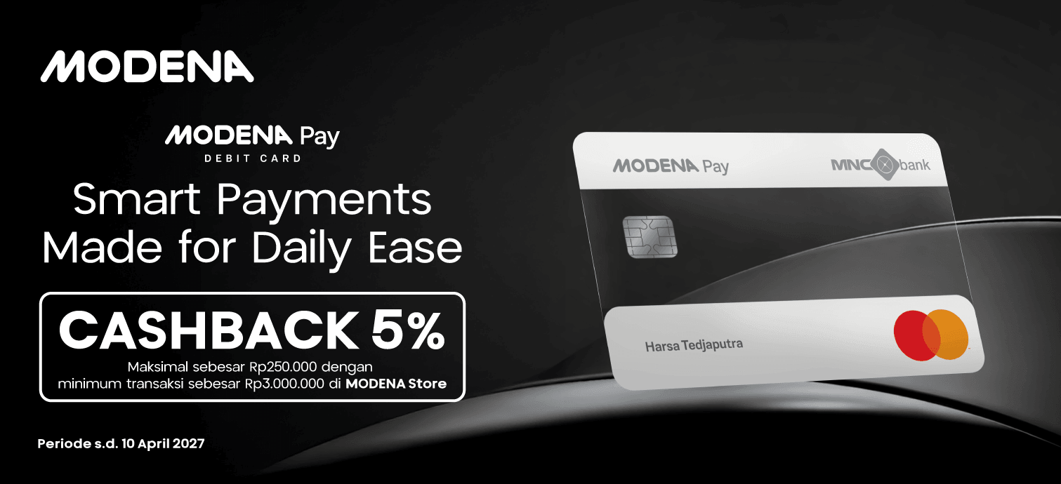 Cashback 5% di MODENA Store