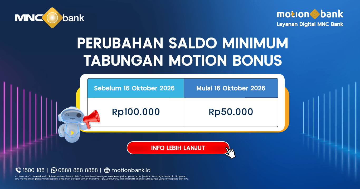Info Perubahan Minimal Saldo Motion Bonus