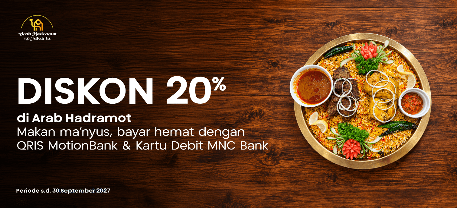 Diskon 20% Makan Ma’nyus di Arab Hadramot