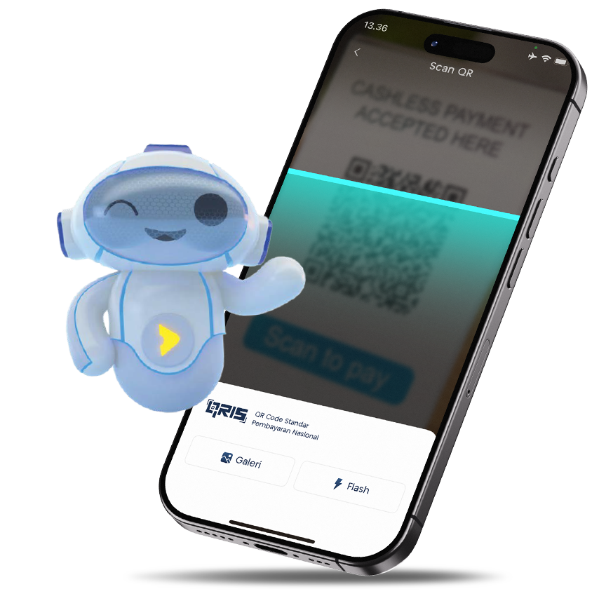 ilustrasi fitur MotionBank qris desktop view
