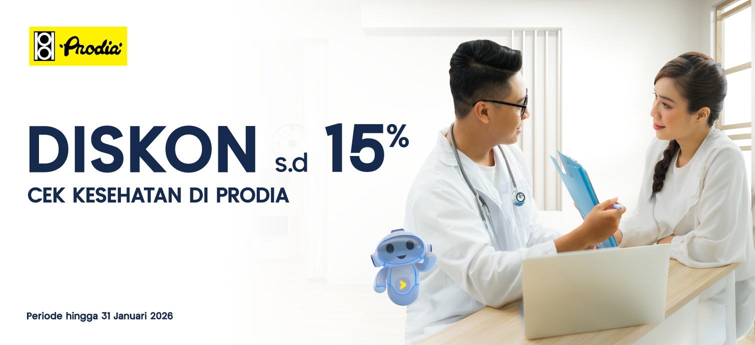 Diskon s.d 15% Pakai QRIS di Prodia